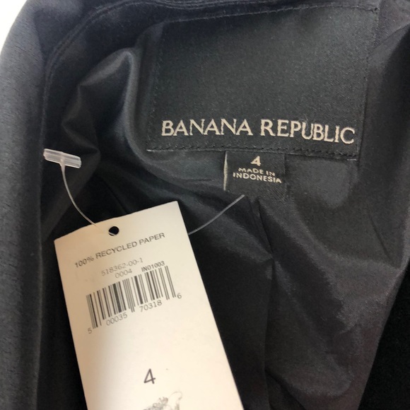 Banana Republic Black Sequin Jacket Size 4 - Picture 5 of 7